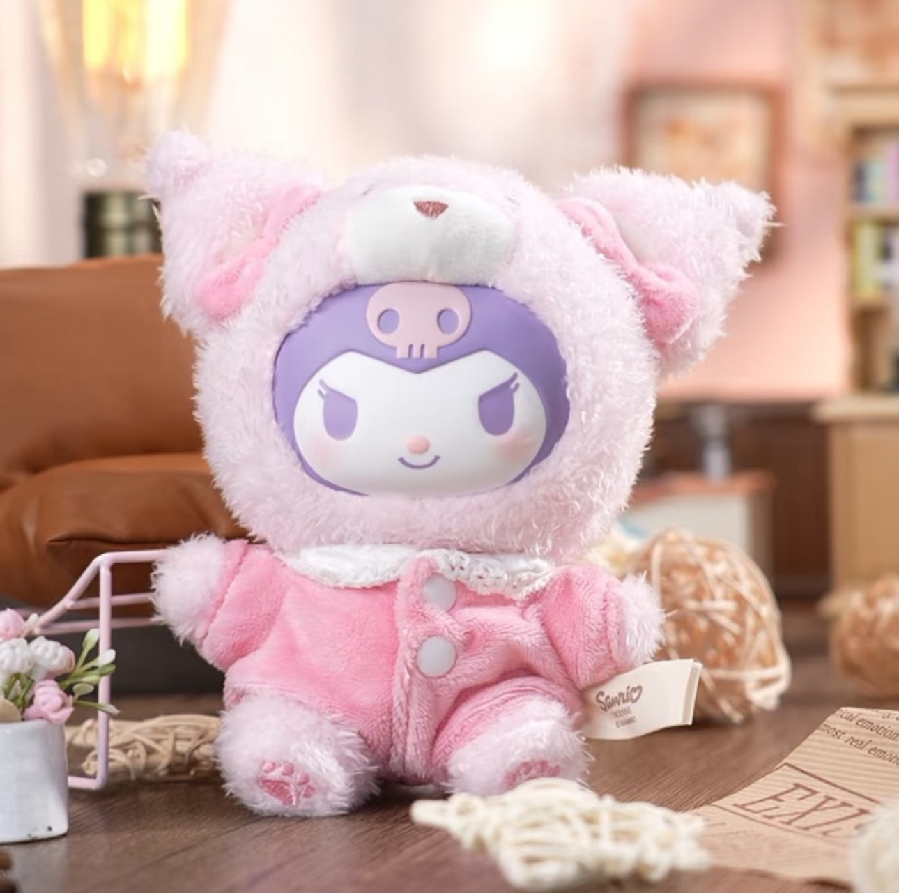 Sanrio Kuromi Peachy MyMelody Soft Vinyl Plush Keychain