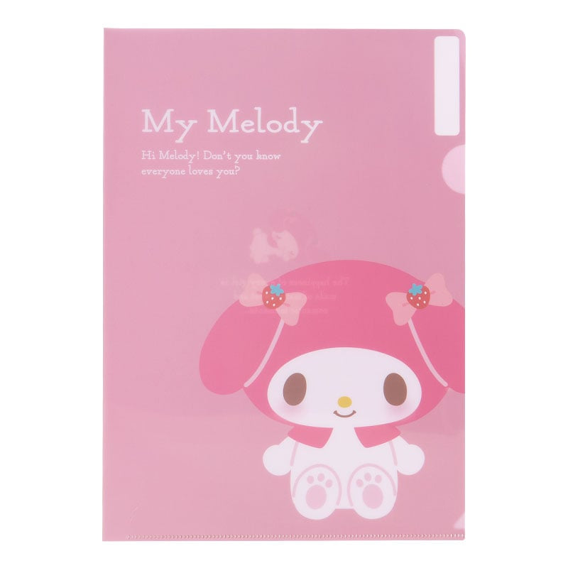 Sanrio My Melody Expressions 3-pc Clear File Folder Set