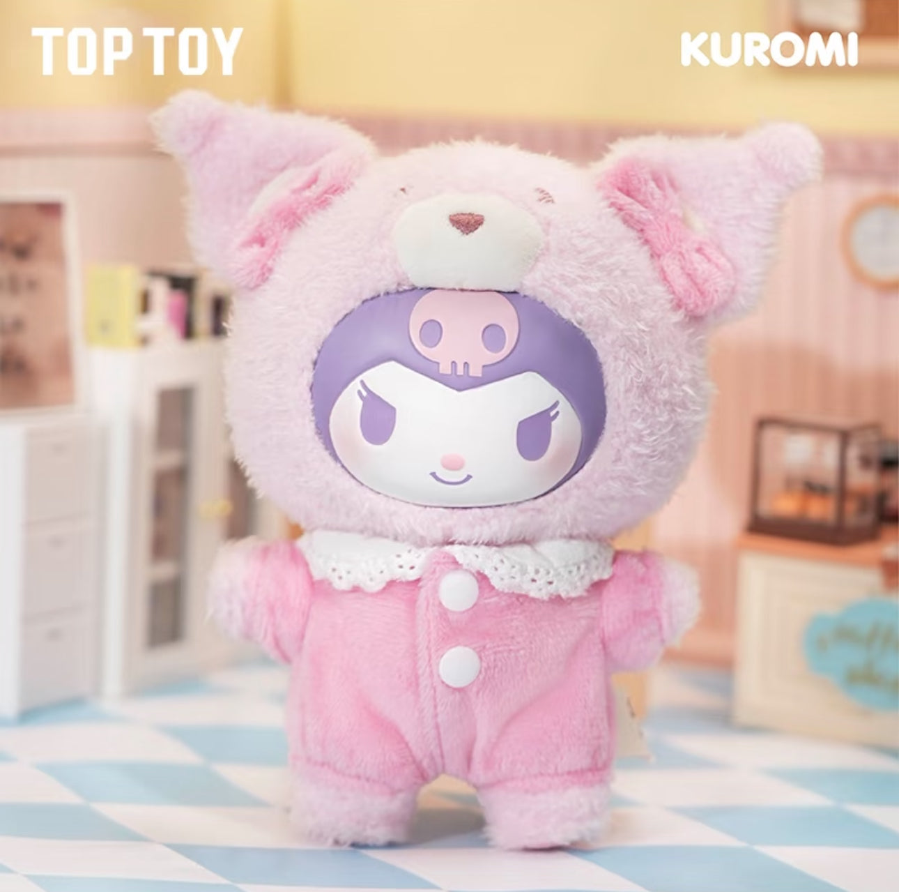 Sanrio Kuromi Peachy MyMelody Soft Vinyl Plush Keychain