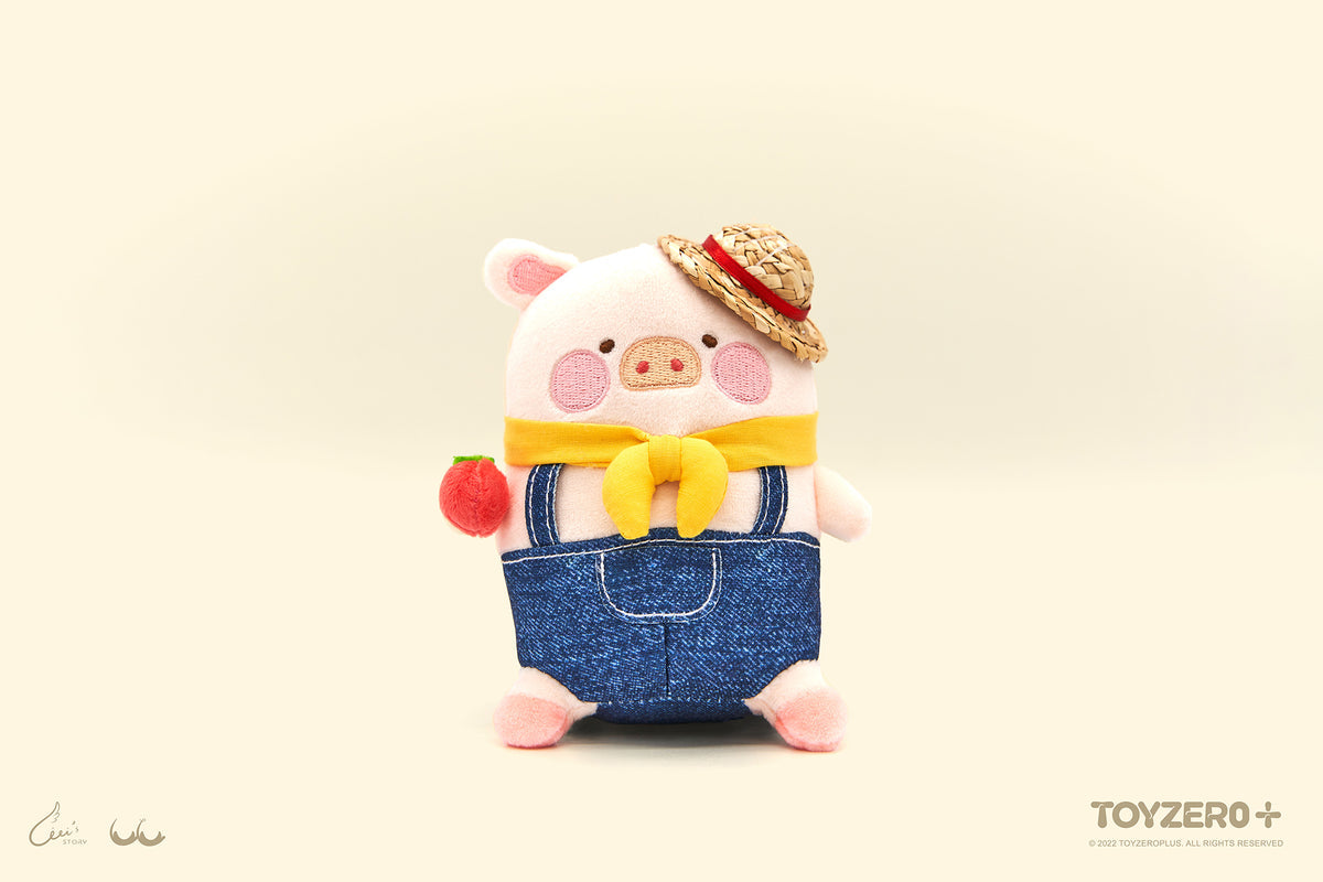 Lulu the Piggy Farmer - Plush Keychain