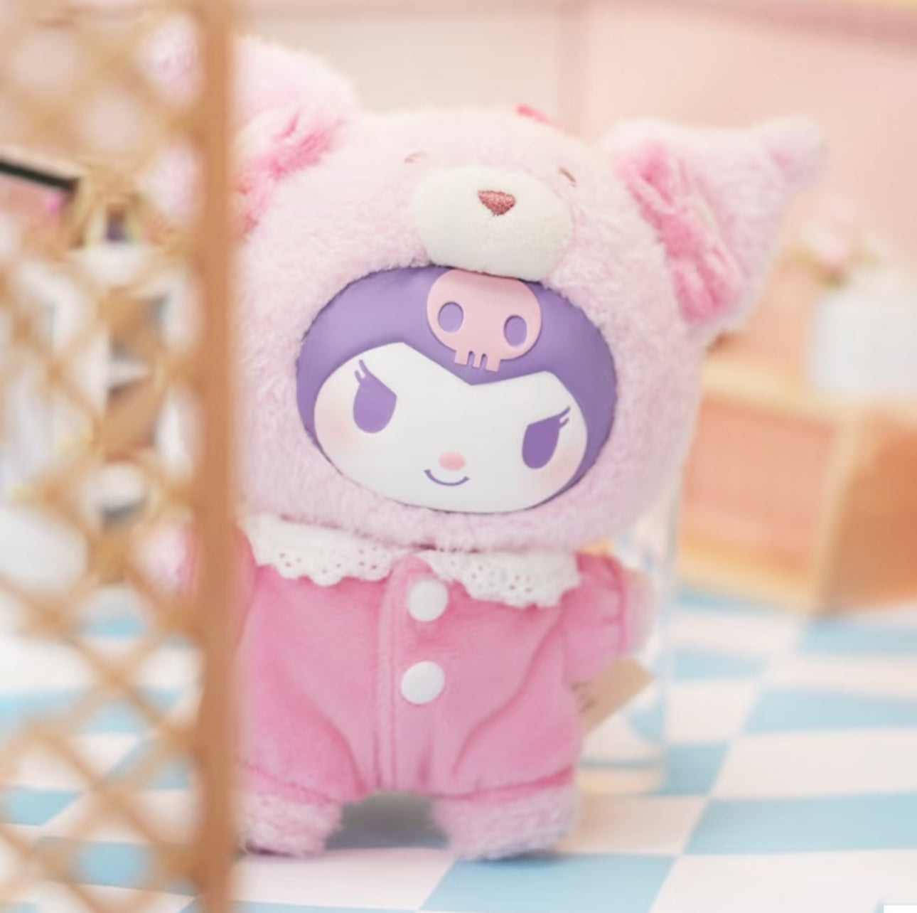 Sanrio Kuromi Peachy MyMelody Soft Vinyl Plush Keychain