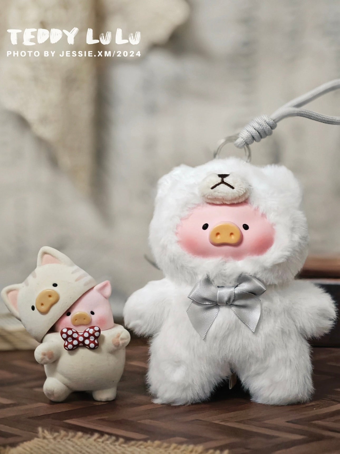 LuLu the Piggy - Vintage Teddy Shop Vinyl Face Plush Keychain Blind Box