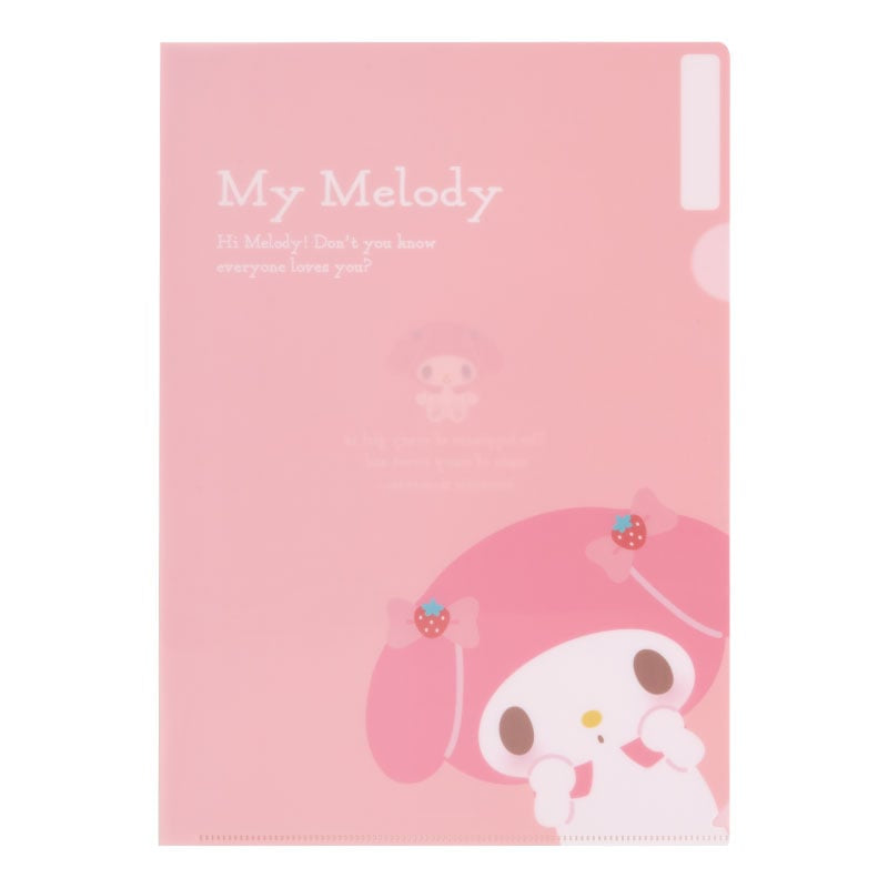Sanrio My Melody Expressions 3-pc Clear File Folder Set