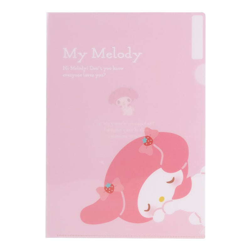 Sanrio My Melody Expressions 3-pc Clear File Folder Set
