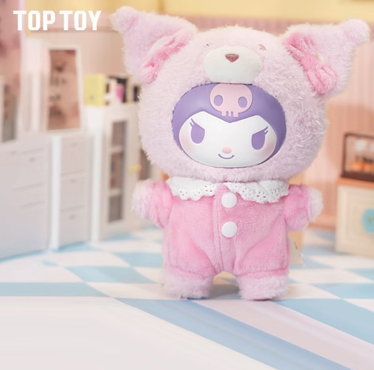Sanrio Kuromi Peachy MyMelody Soft Vinyl Plush Keychain