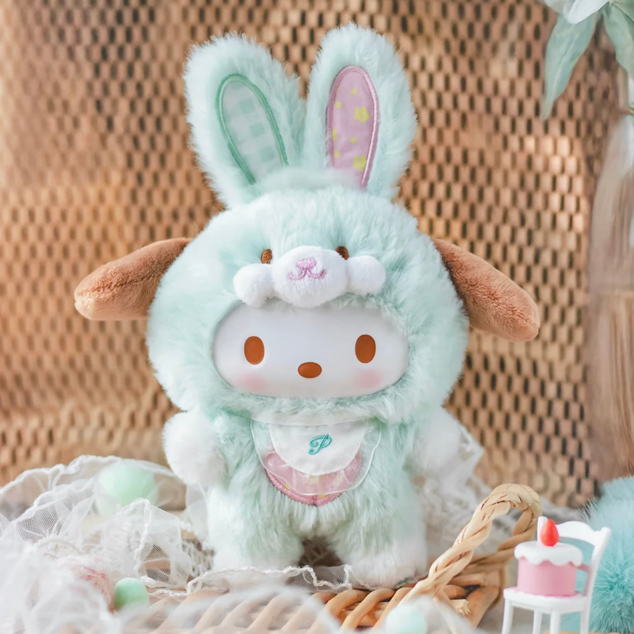 Sanrio The Fairy Bunny Plush Soft Vinyl Blind Box Keychain – Kawaii Collectible Bag Charm