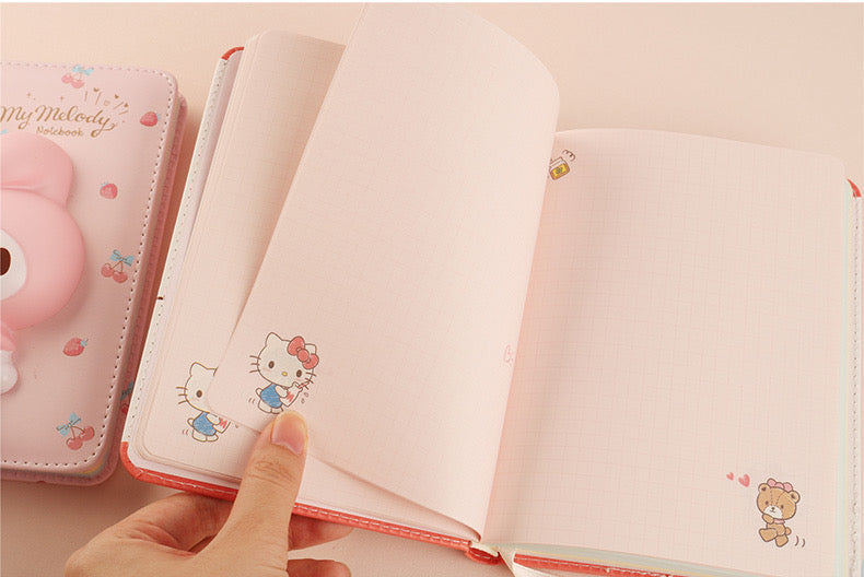 Squishy Notebook - Hello Kitty - Bear Cookies