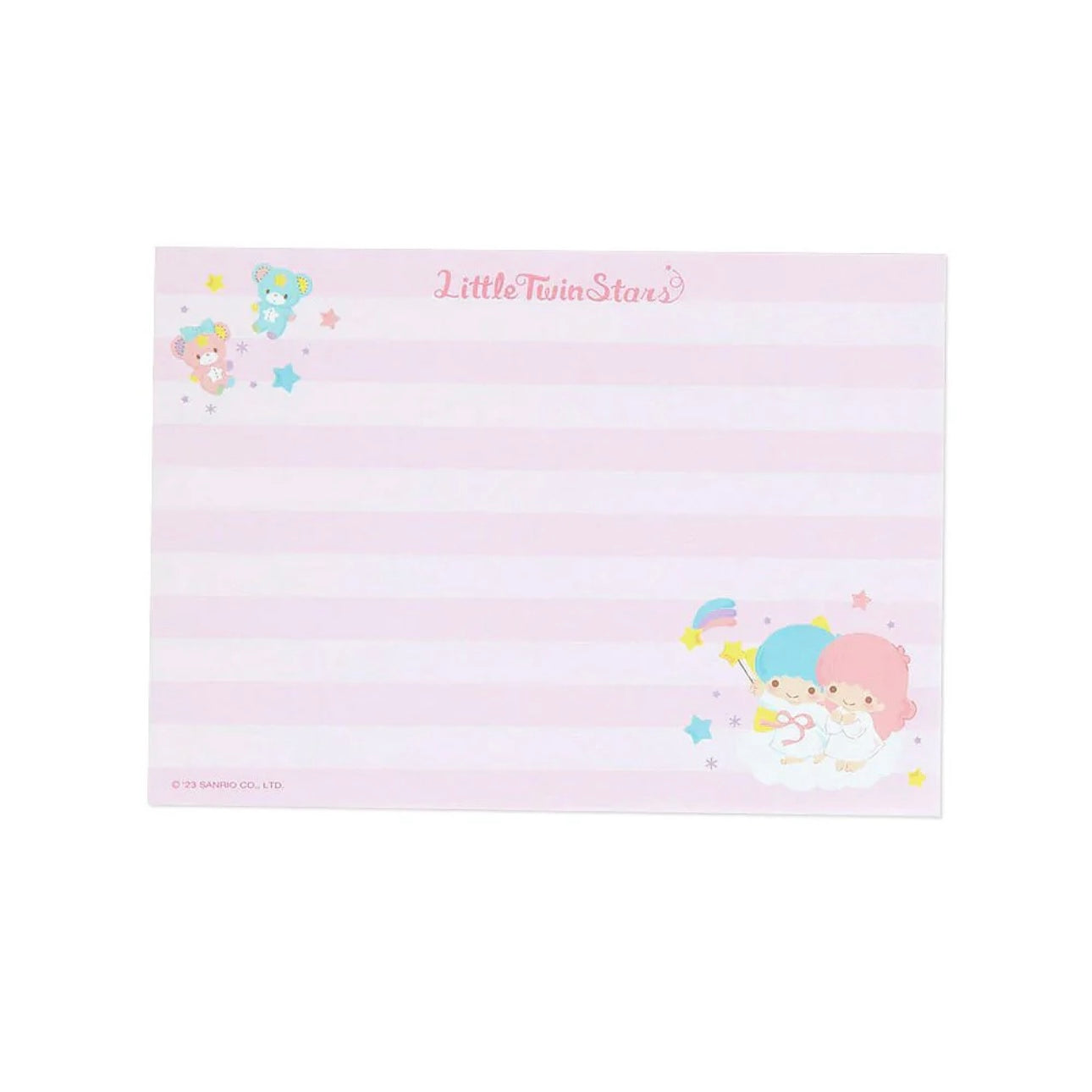 Sanrio Little Twin Stars Memo Pad & Sticker Set