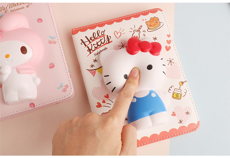 Squishy Notebook - Hello Kitty - Bear Cookies