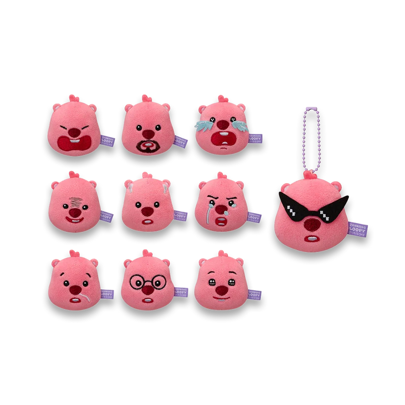 ZANMANG LOOPY Random Face Plush Toy Keychain Blind Box