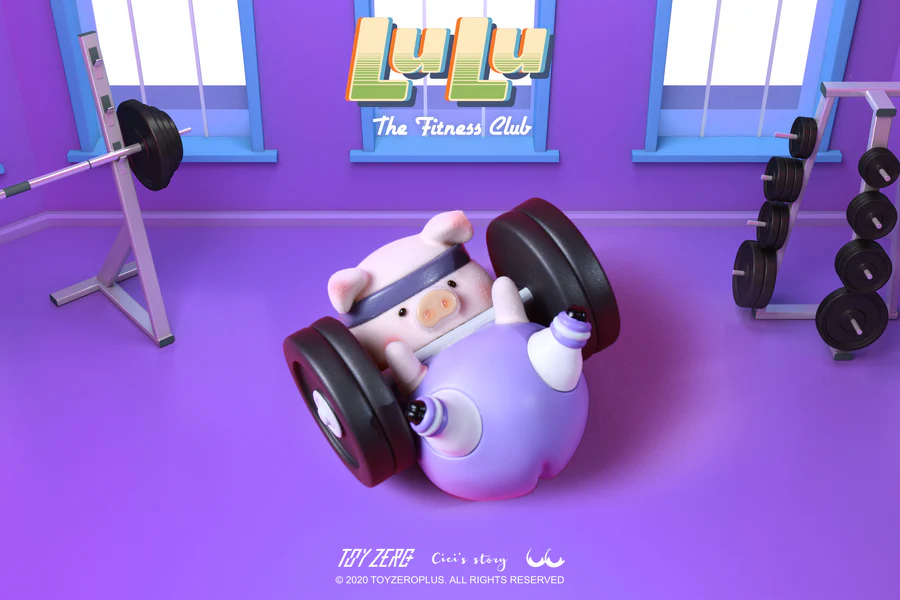 Lulu the Piggy - Fitness Club Blind Box Series