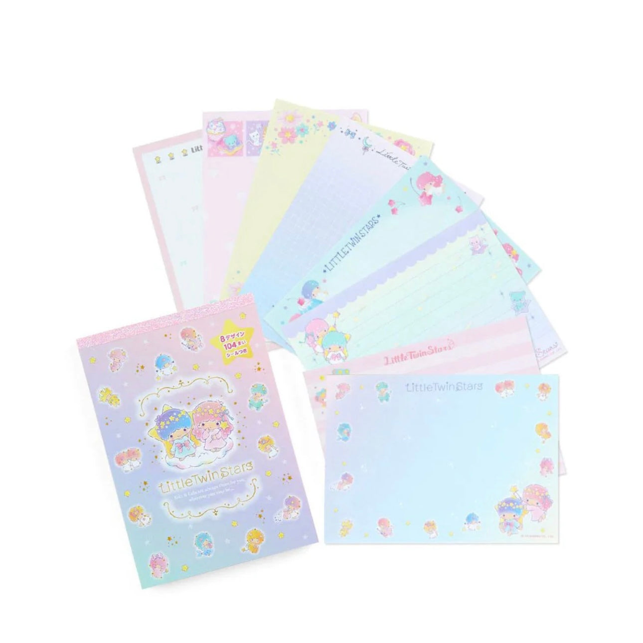 Sanrio Little Twin Stars Memo Pad & Sticker Set