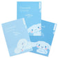 Sanrio Cinnamoroll Expressions 3-pc Clear File Folder Set