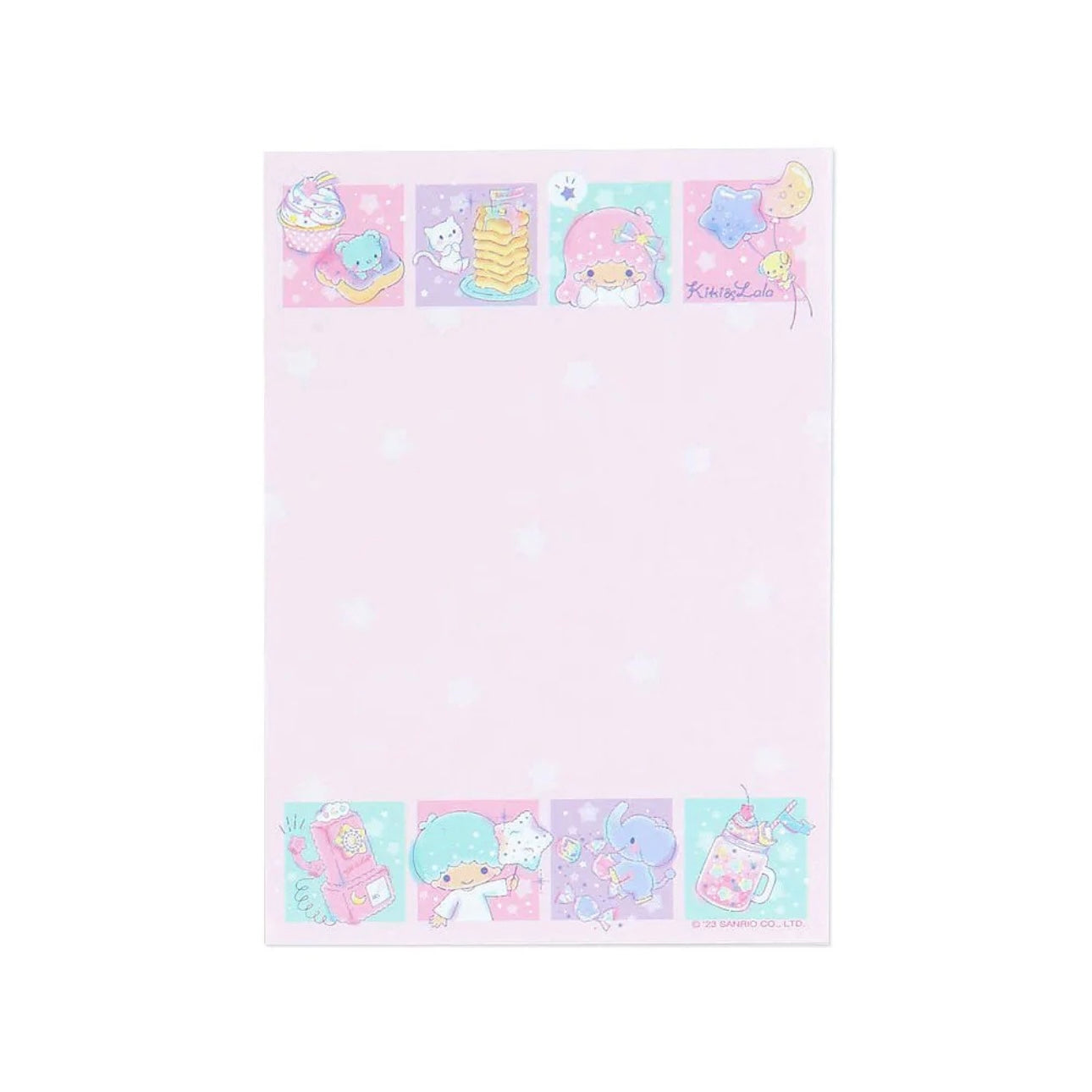 Sanrio Little Twin Stars Memo Pad & Sticker Set