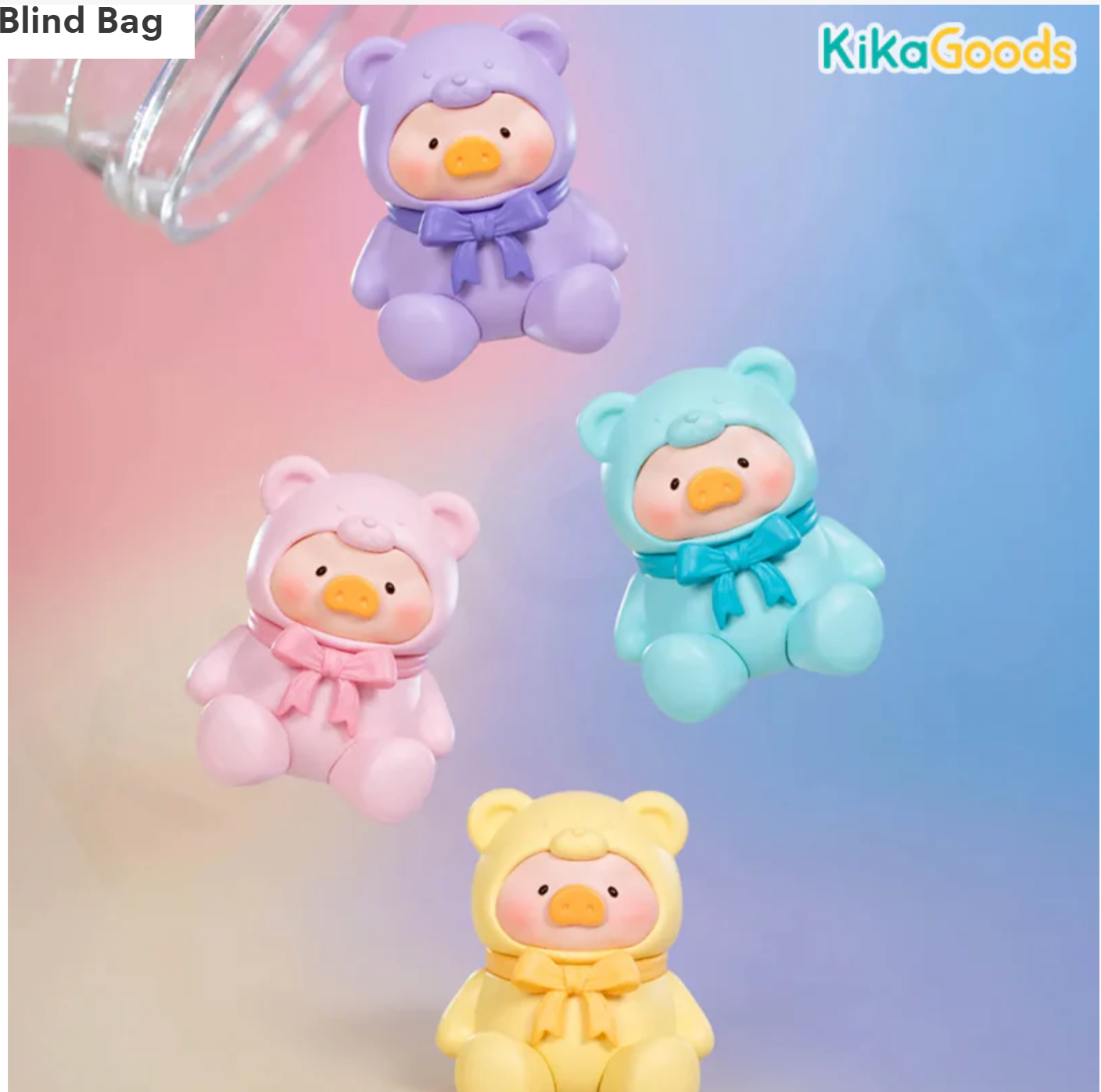 LuLu The Piggy Teddy Mini Cute Beans Series Blind Bag