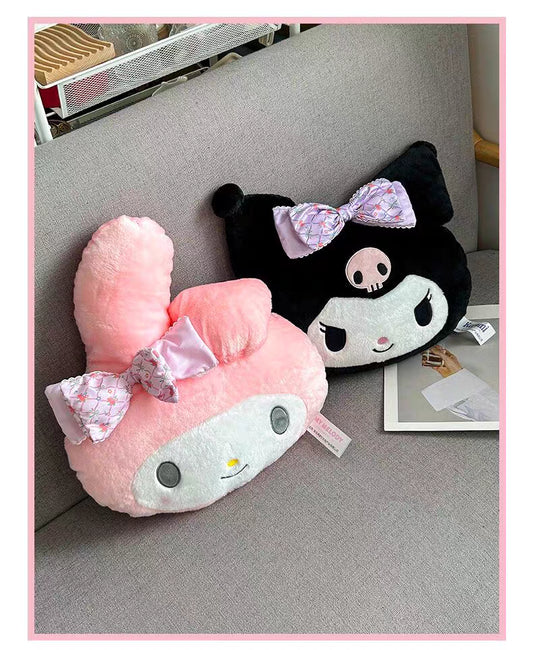 Sanrio Kuromi & My Melody Plush Pillow – Flower Fairy Series