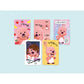 ZANMANG LOOPY PVC Pouch & Memo Note SET + Random Photo Card