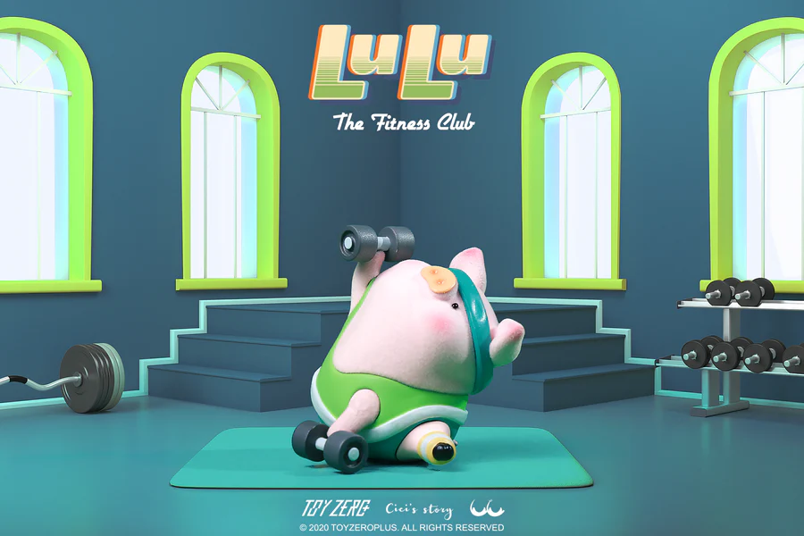 Lulu the Piggy - Fitness Club Blind Box Series