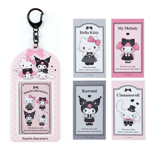 Sanrio Characters ID Badge Holder & Sticker Set (Pretty Party Series)