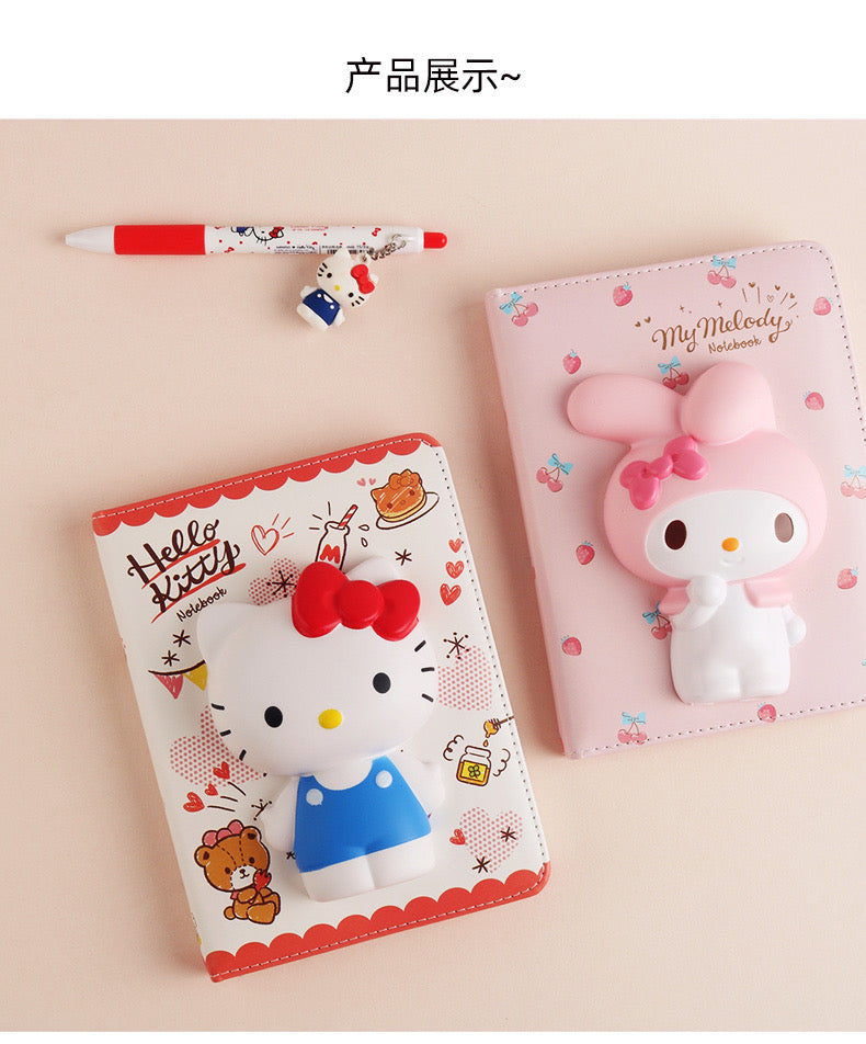 Squishy Notebook - Hello Kitty - Bear Cookies