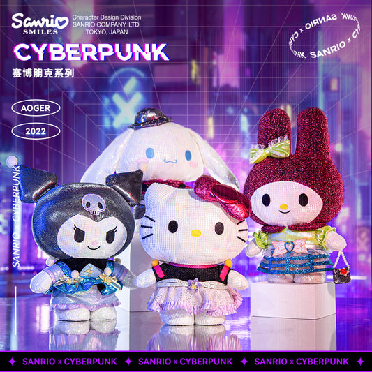 Sanrio 10-Inch Plush Doll – Cyberpunk Series