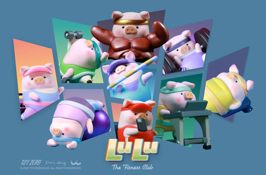 Lulu the Piggy - Fitness Club Blind Box Series