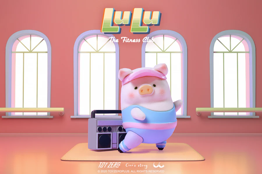 Lulu the Piggy - Fitness Club Blind Box Series