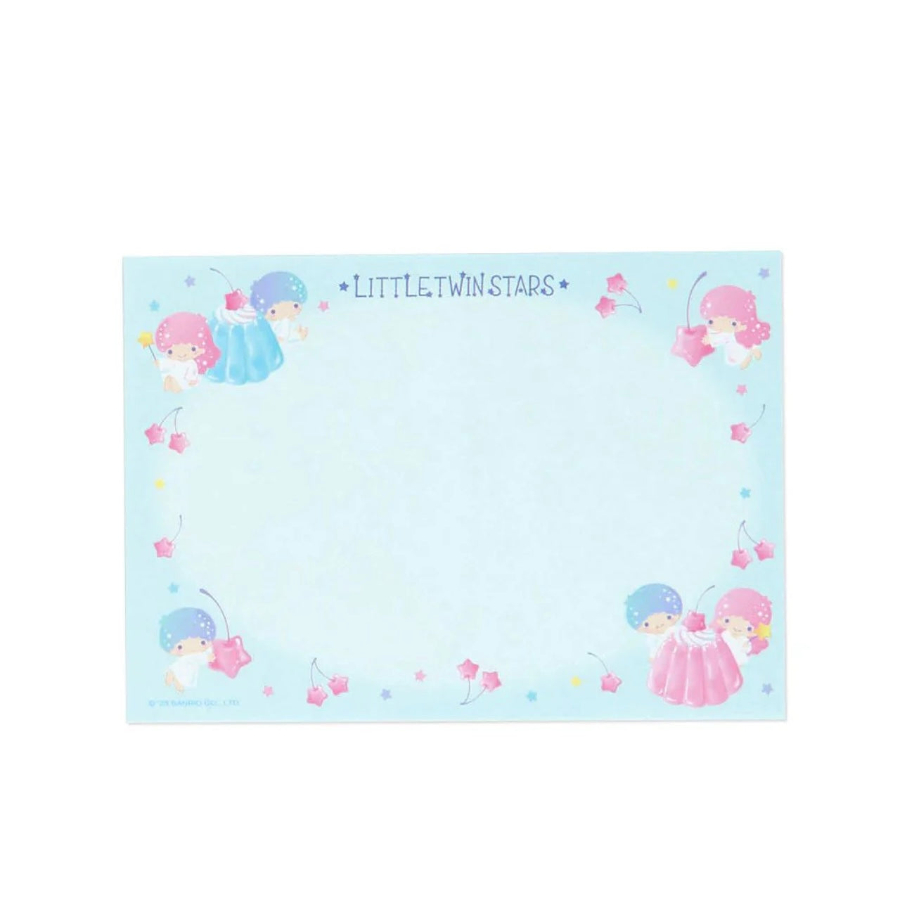 Sanrio Little Twin Stars Memo Pad & Sticker Set