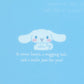 Sanrio Cinnamoroll Expressions 3-pc Clear File Folder Set