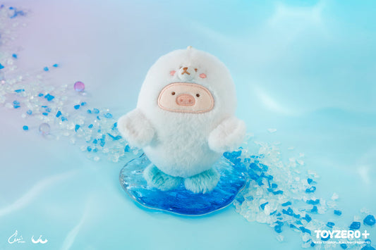 LuLu the Piggy Ocean - Baby Seal Lu Plush Keychain