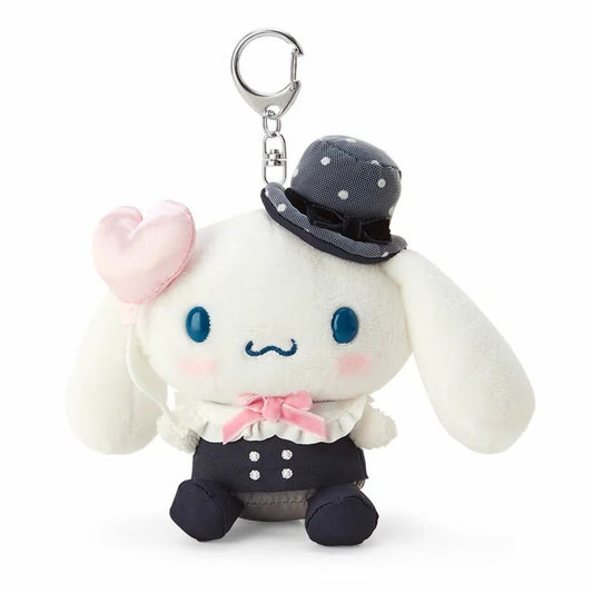 Sanrio CINNAMOROLL KEY CHAIN W MASCOT PLUSH TOY