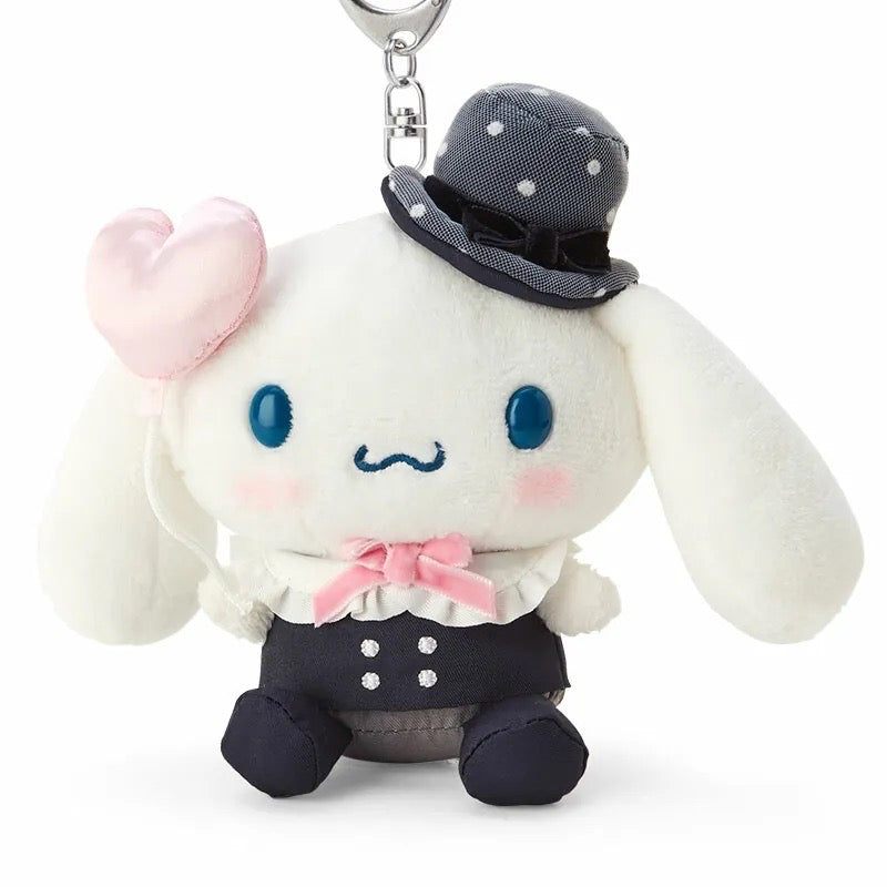 Sanrio CINNAMOROLL KEY CHAIN W MASCOT PLUSH TOY