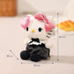 Sanrio HELLO KITTY KEY CHAIN W MASCOT PLUSH TOY