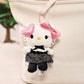 Sanrio HELLO KITTY KEY CHAIN W MASCOT PLUSH TOY