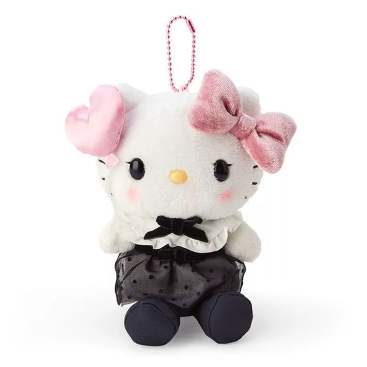 Sanrio HELLO KITTY KEY CHAIN W MASCOT PLUSH TOY