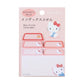 Sanrio Hello Kitty Index Tab Sticky Notes