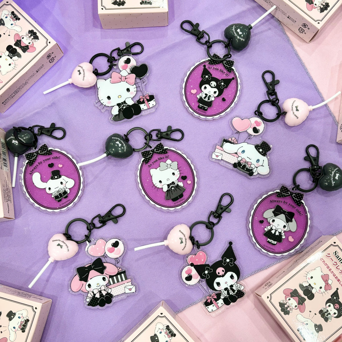 Sanrio Characters "SWPT" Secret Charm Keychain Blind Box