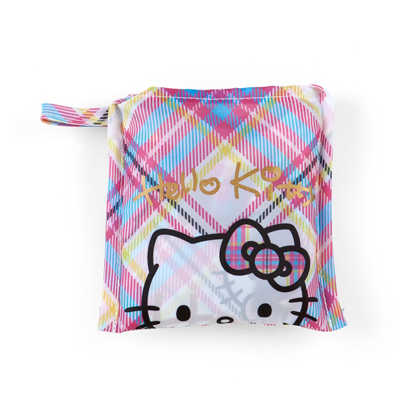 Hello Kitty Reusable Tote Bag (Hello Kitty Dress Tartan Series)