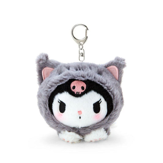 Sanrio Kuromi Plush Mascot Keychain (Cuddly Kitten Series)