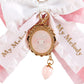 Sanrio My Melody White Strawberry Ribbon Charm