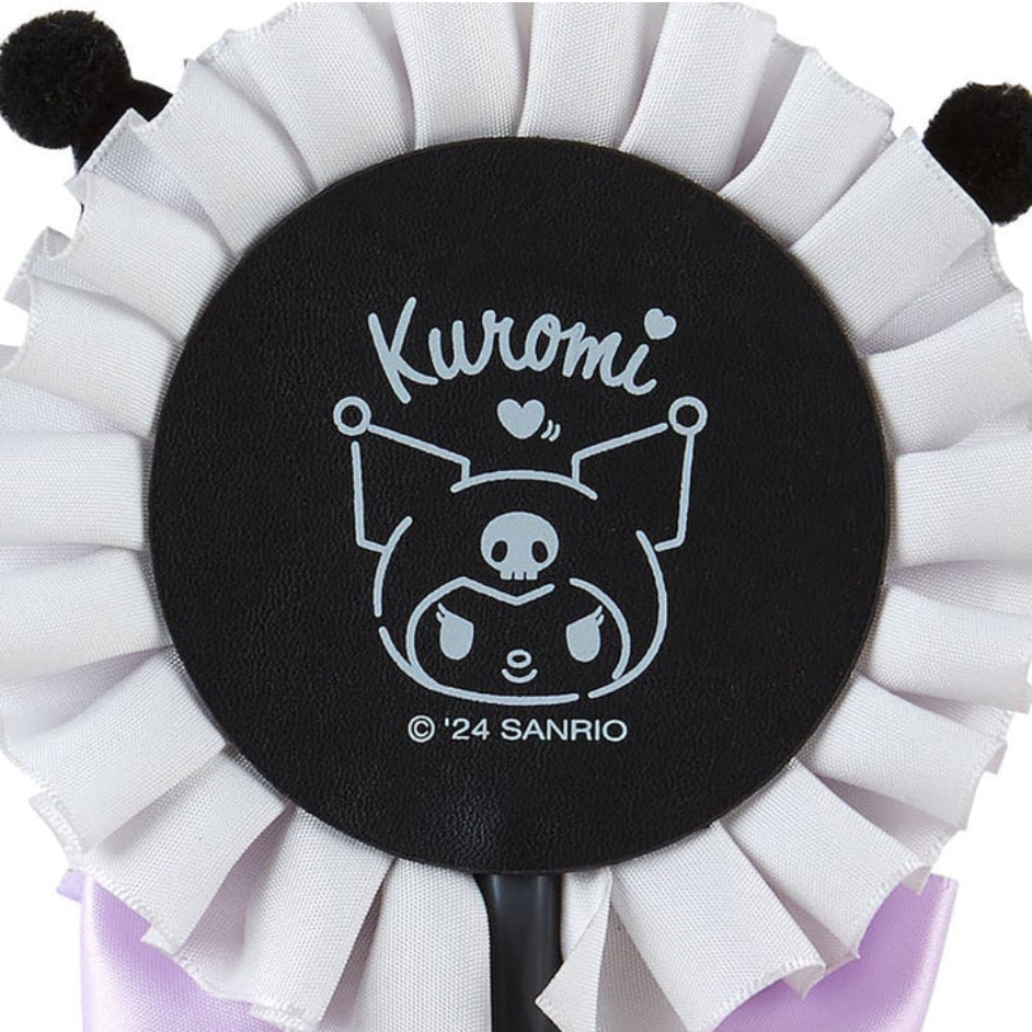 Japan Sanrio Original Rosette Cane Mascot - Kuromi