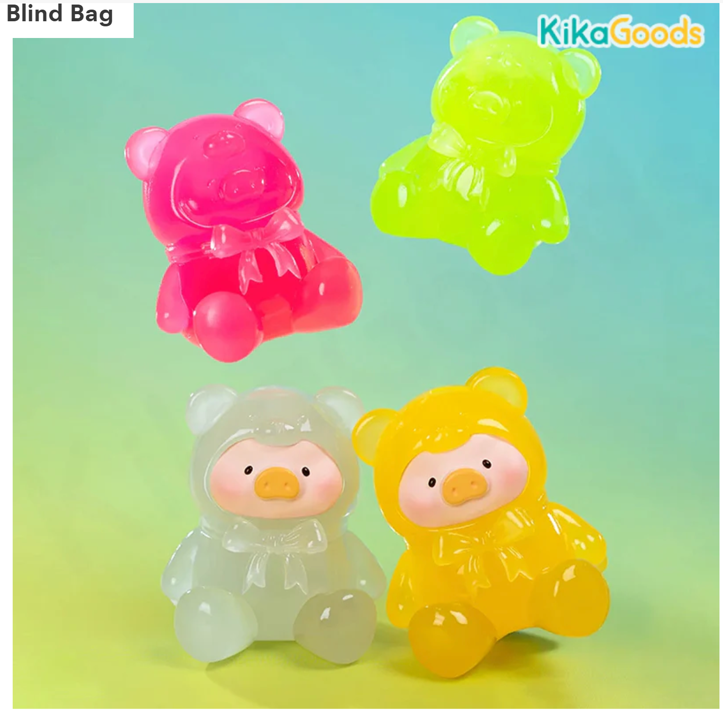 LuLu The Piggy Teddy Mini Cute Beans Series Blind Bag