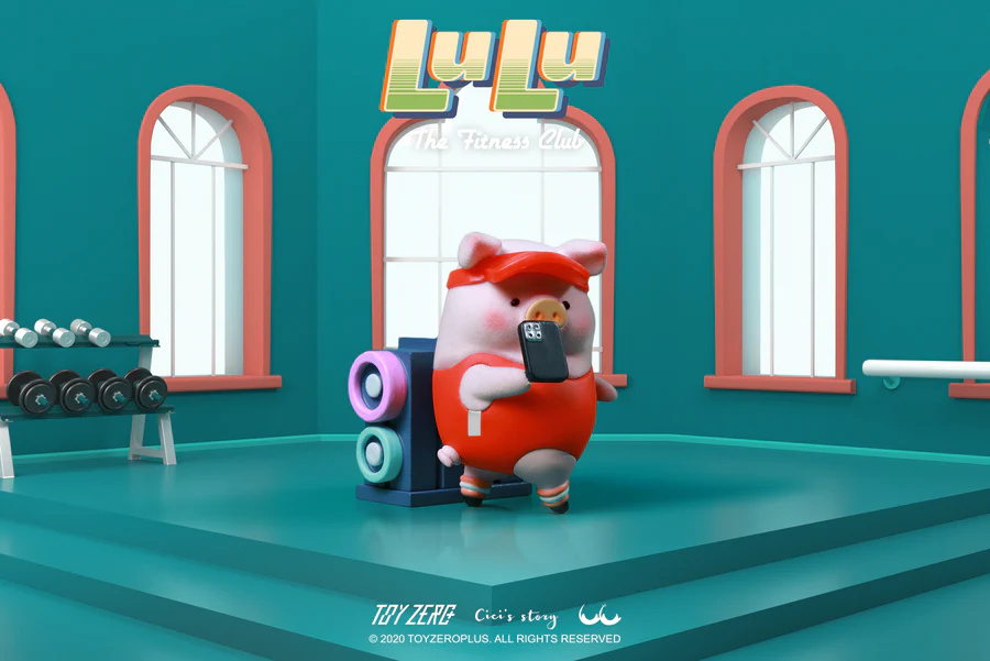 Lulu the Piggy - Fitness Club Blind Box Series