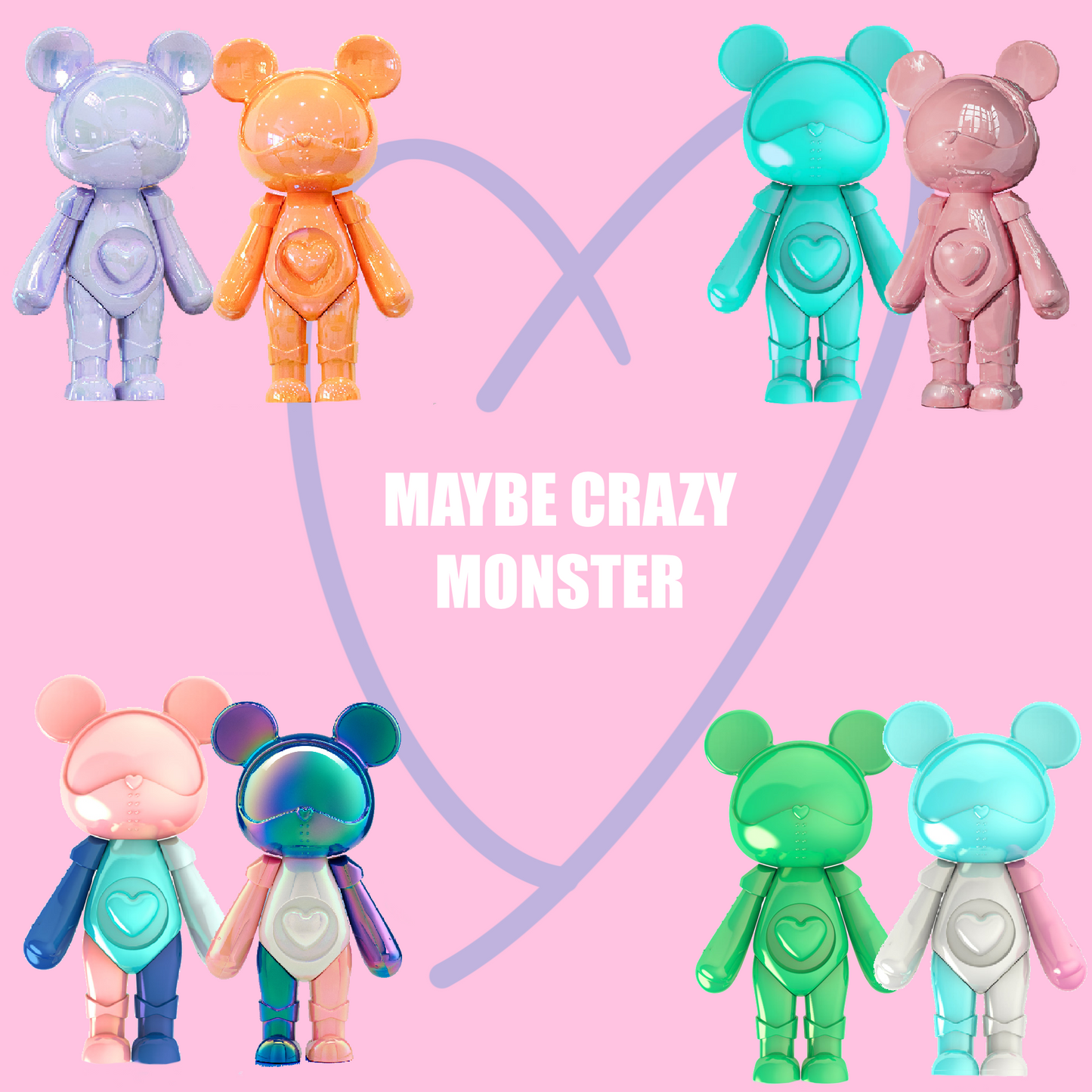 Maybe Crazy Monster Candy Color Bear Model 300